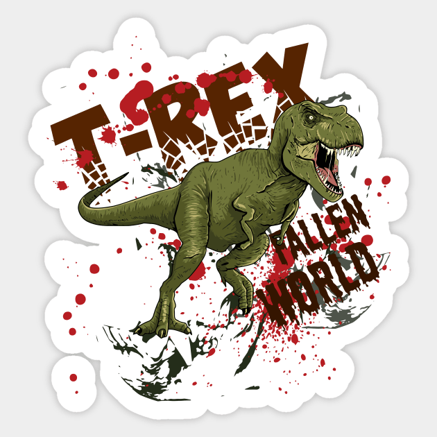 Fallen World Sticker by WorldDinosaurs